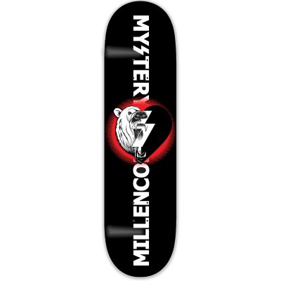 millencolin - Mystery Polar Heart Skateboard Deck (Black)