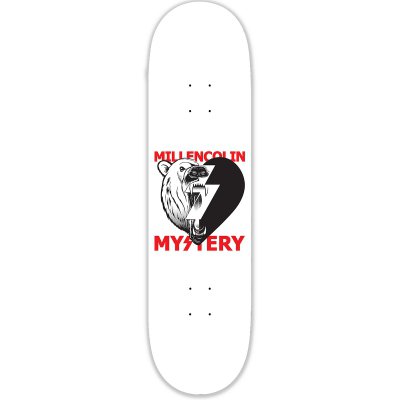 millencolin - Mystery Polar Heart Skateboard Deck (White)