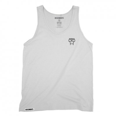 descendents - Classic Milo Embroidered Tank (White)