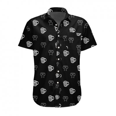 descendents - Coffee Cup Button Down (Black)