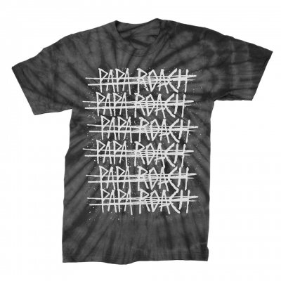 papa-roach - Reaper Tie Dye Tee (Black)