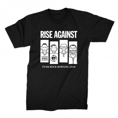 rise-against - Descendents/Flag/PRB Mashup Tee (Black)