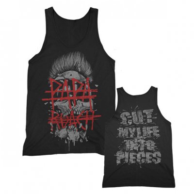 papa-roach - Crank Skull Tank (Black)