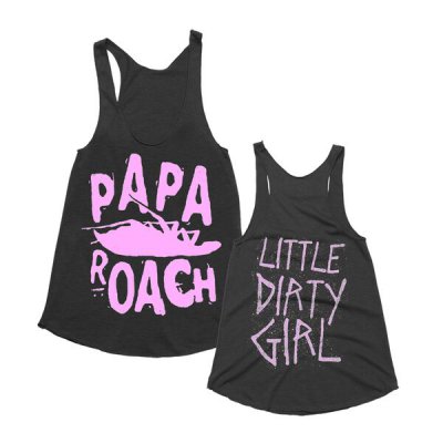 papa-roach - LDG Classic Logo Womens Tank (Black)