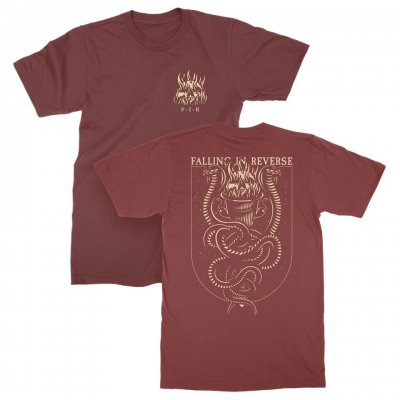 falling-in-reverse - Snake Goblet Tee (Maroon)