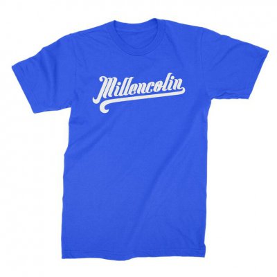 Baseball Script T-Shirt (Royal)