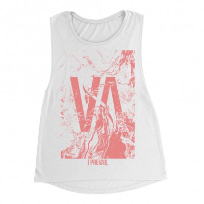 i-prevail - Marbled VA Women's Tank (White)