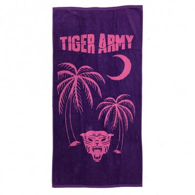 tiger-army - Tiger Palms Beach Towel