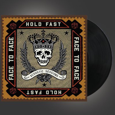 face-to-face - Hold Fast Acoustic Sessions LP (Black/Signed)