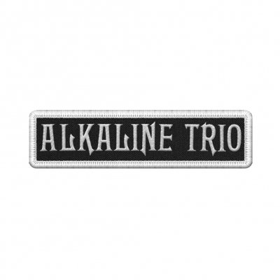 alkaline-trio - White Logo Patch