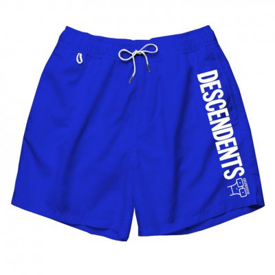 descendents - Full Logo Swim Trunks (Royal Blue)