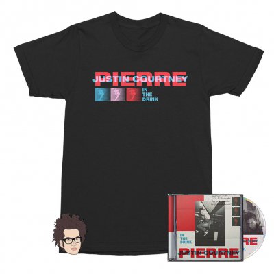 In The Drink CD + Tee (Black) + Face Pin Bundle