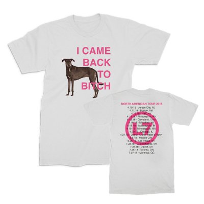 l7 - Back To Bitch 2018 Tour Tee (White)