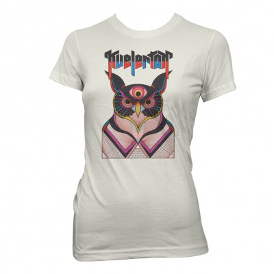 DM Cook Owl Womens Tee (Black)