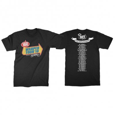 vans-warped-tour - Classic Logo 2018 Tour Tee (Black)