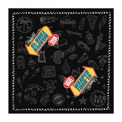 vans-warped-tour - Icons 2018 Tour Bandana (Black)