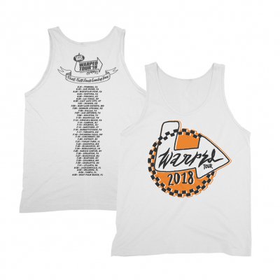 vans-warped-tour - Arrow Checker 2018 Tank (White)