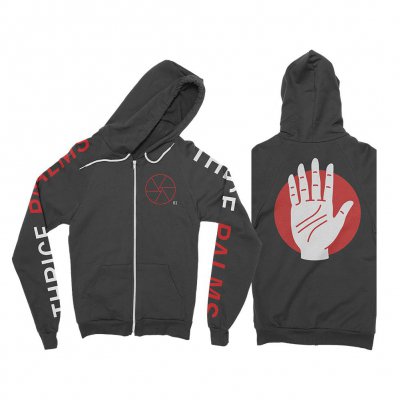 epitaph-records - Palms Zip-Up Hoodie (Black)