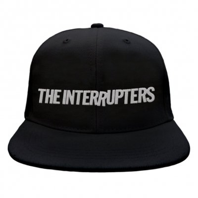 IMAGE | Embroidered Logo Snap Back (Black)
