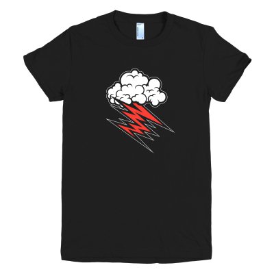 Cloud Women's T-Shirt (Black)