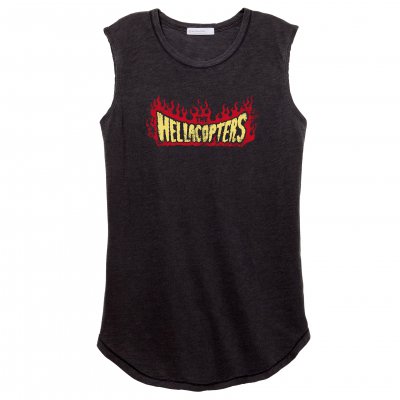 Flame Women's Muscle Tank (Black)