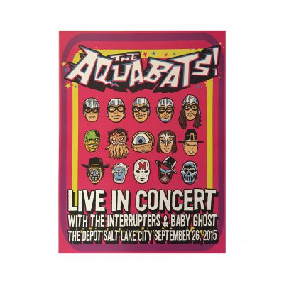 the-aquabats - Aquabats SLC CC 2015 Poster
