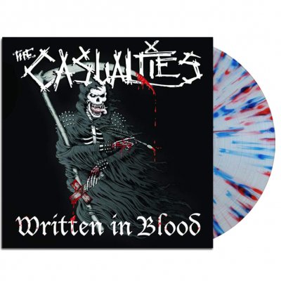 the-casualties - Written In Blood LP (Splatter)