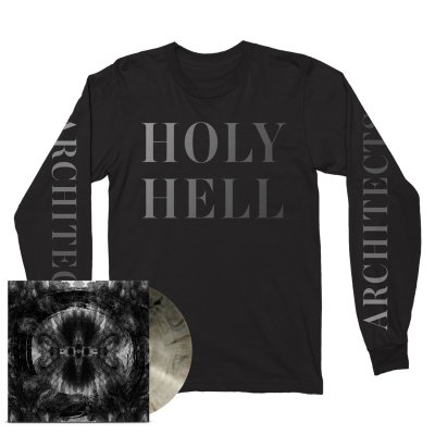 architects - Holy Hell LP (Clear/Black) + Long Sleeve (Black) Bundle
