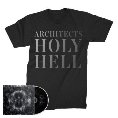 Architects - Holy Hell CD + Stacked T-Shirt (Black) Bundle