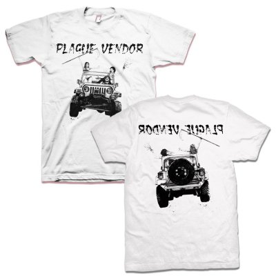 plague-vendor - Grim Jeeper T-Shirt (White)