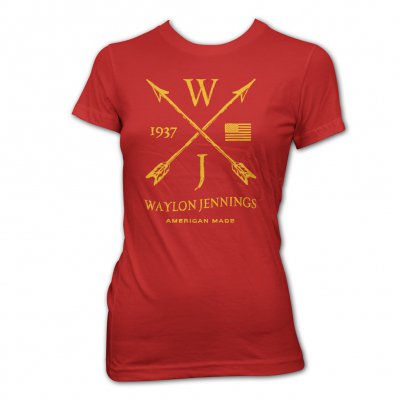 waylon-jennings - Arrows Womans Tee