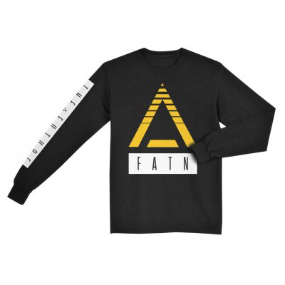 from-ashes-to-new - Cut Logo Long Sleeve Tee (Black)