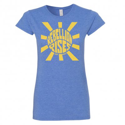 ziggy-marley - Ziggy Marley Women's Sunburst Tee (Blue)