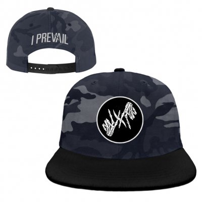 i-prevail - Skele Hands Patch Snapback (Night Camo)
