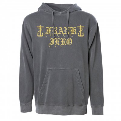 frank-iero - Old English Pullover (Faded Black)