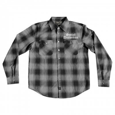 Logo Flannel (Grey Plaid)
