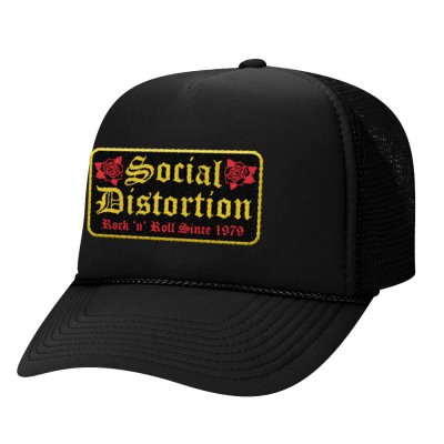 social-distortion - Rock N Roll Patch Trucker Hat (Black)