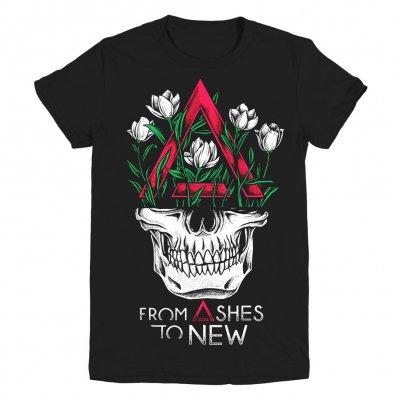 from-ashes-to-new - Face Logo Women's Tee (Black)