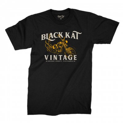 Vintage Motorcycle T-Shirt (Black)
