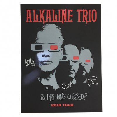 alkaline-trio - Is This Thing Cursed? 2018 Tour Print (Signed)