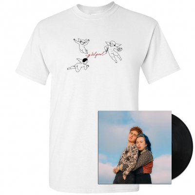 Girlpool - What Chaos Is Imaginary LP (Black) + Tee (White) Bundle