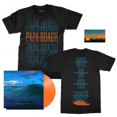 papa-roach - Who Do You Trust? LP & Print Bundle