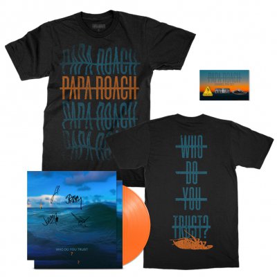papa-roach - Who Do You Trust? LP & Print Bundle (Signed)