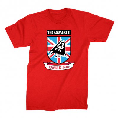 the-aquabats - Crest UK Tee (Red)