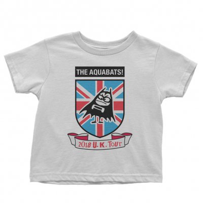 the-aquabats - Crest UK Youth Tee (White)
