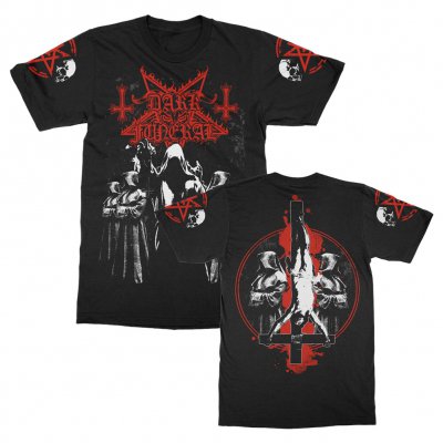dark-funeral - Cloak Crosses T-Shirt (Black)