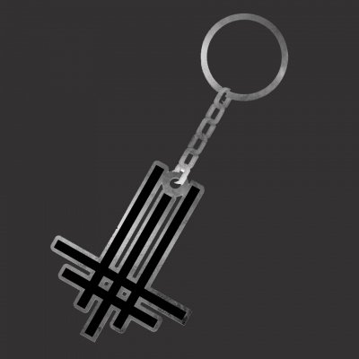 behemoth - Triumveritas Keychain (Silver)