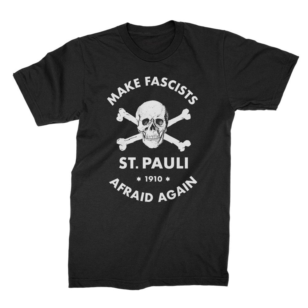 Make Fascists Afraid Tee Black
