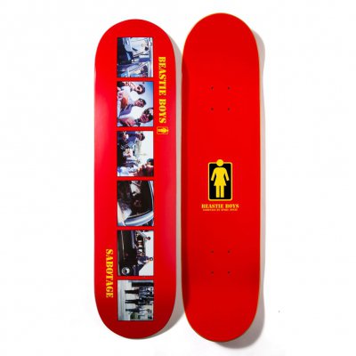 beastie-boys - Girl Sabotage Skateboard (Red)