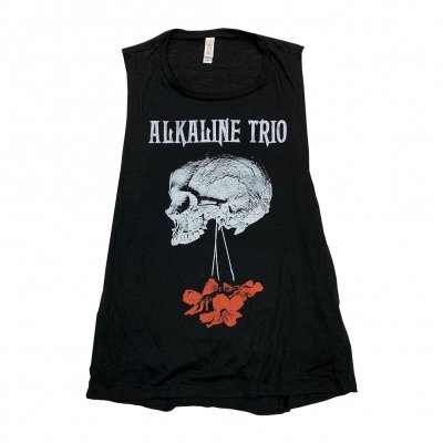 IMAGE | Flowers Down Women's Tank (Black)